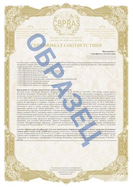Образец Приложение к СТО 01.064.00220722.2-2020 Большой Камень Сертификат СТО 01.064.00220722.2-2020 